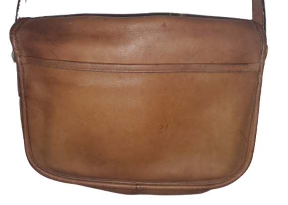 COACH Vintage Leather Crossbody Bag Purse 11×9 - Picture 4 of 8